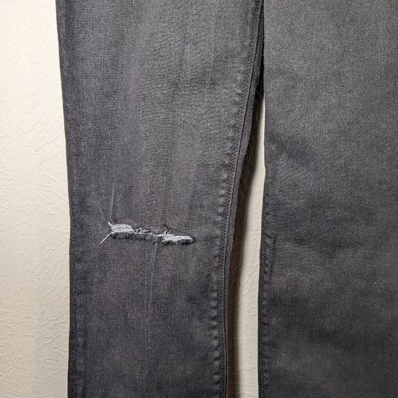 Spanx pull-on vintage distressed ankle skinny jeans in vintage black - Picture 10 of 14